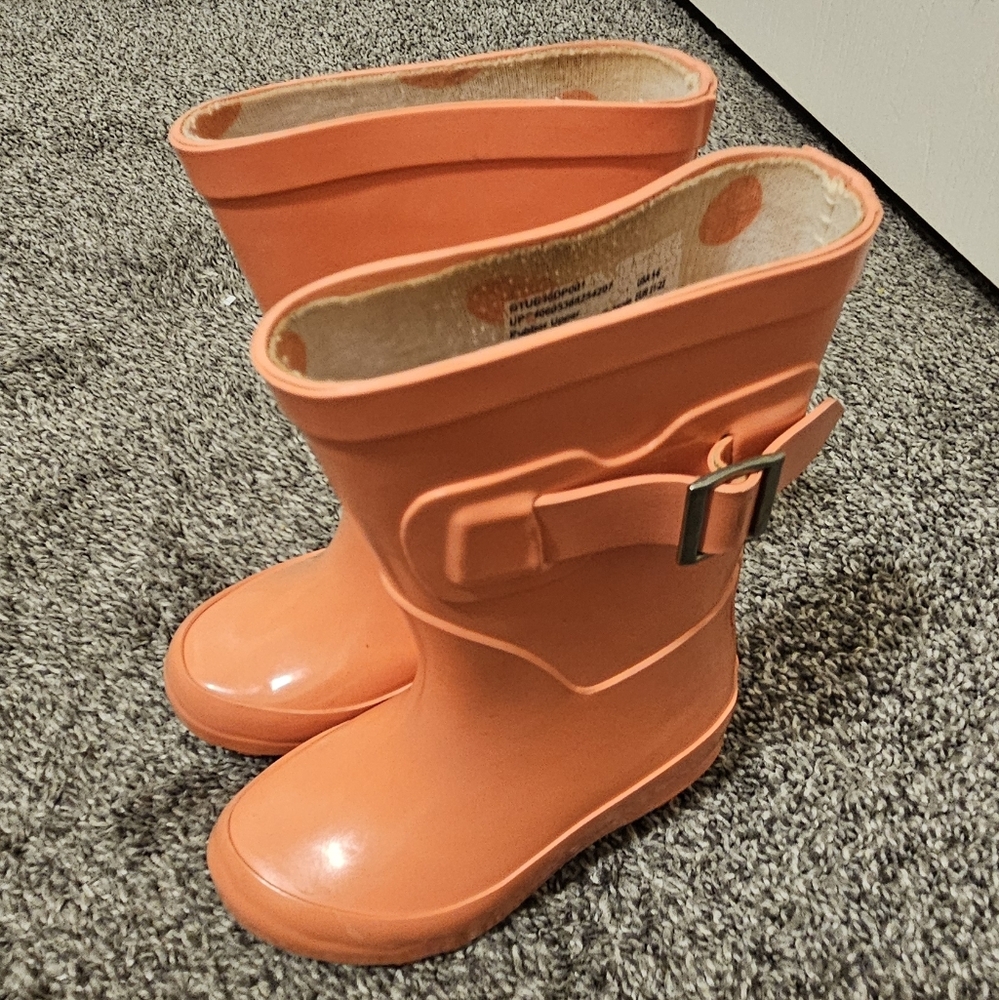 Girl Coral Rainboots - Picture 2 of 6